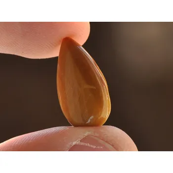 Přírodní kámen Mugle tygří oko kapka 1.6g