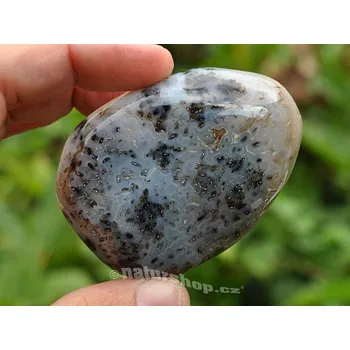 Přírodní kámen Achát troml QA Madagaskar 67mm jumbo
