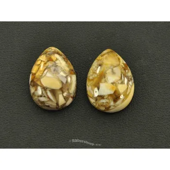 Sběratelství Šperková mugle brekciový mookait tvar kapka