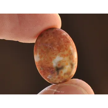 Přírodní kámen Jaspis oceánový šperková mugle 20x15mm (mugle271)