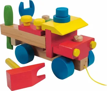 Dřevěná hračka Woody Montážní auto
