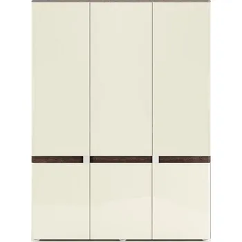 Šatní skříň Szynaka 3D TRE 11 béžový lesk