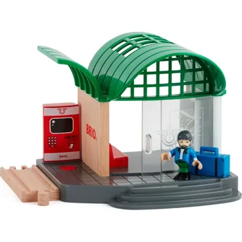 Vláček a vláčkodráha Brio Vlakové nádraží