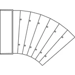 Faber Oblouk horiz.204x60 (82810 ) 