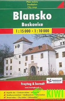 Blansko, Boskovice plán města 1:12 000