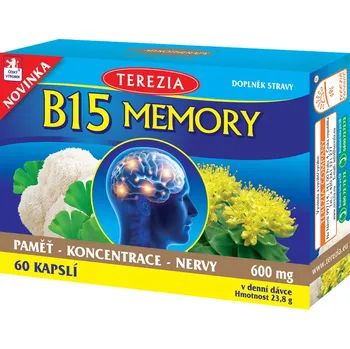 Přípravek na podporu paměti a spánku Terezia Company B15 Memory 60 kapslí