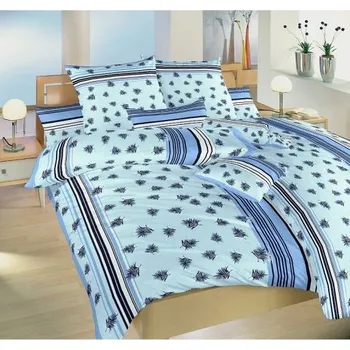 Dadka povlečení flanel Listopad modrý, 140 x 220, 90 x 70 cm Povlečení Dadka povlečení flanel Listopad modrý, 140 x 220, 90 x 70 cm