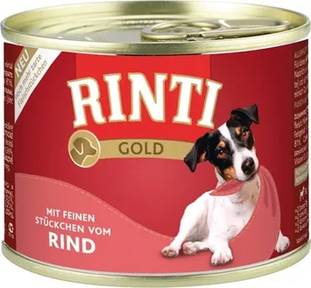 Krmivo pro psa Rinti Gold konzerva hovězí 185 g