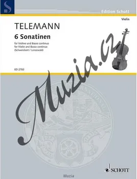 Telemann Georg Philipp | 6 Sonatinen | Noty