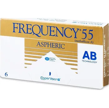 CooperVision Frequency 55 Aspheric (6 čoček) Kontaktní čočky CooperVision Frequency 55 Aspheric (6 čoček)