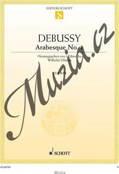 Debussy Claude | Arabesque No. 1 | Noty
