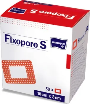 Náplast Fixopore S ovál 6.5 x 9.5 cm - sterilní náplast 50 ks