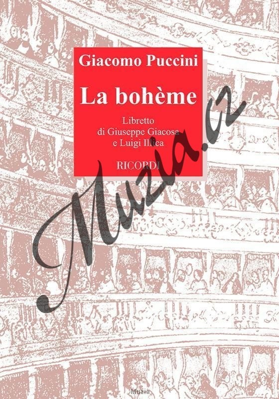 Puccini Giacomo LA BOHEME Kniha Libreto Zbozi.cz