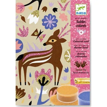 kreativní sada Djeco Malování barevným pískem