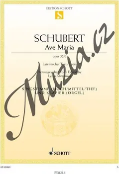 Schubert Franz | Ave Maria op. 52/6 | Noty