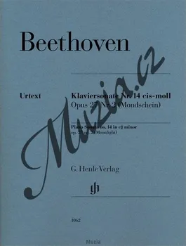 Beethoven Ludwig van | Klavírní sonáta č. 14 cis moll opus 27,2 (Měsíční sonáta) | Noty