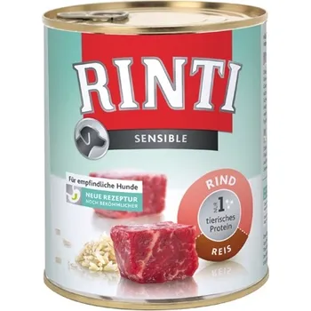 Rinti Sensible konzerva hovězí/rýže, 800 g