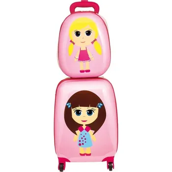 Bobble Art dětský kufr na kolečkách + batoh Panenky