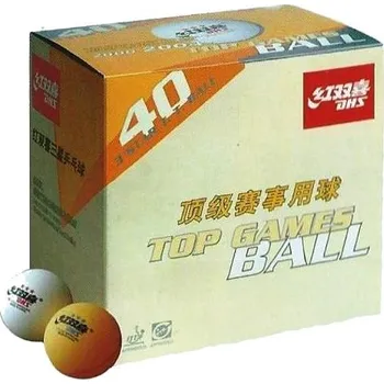 Pingpongový míček DHS *** bílé 144 ks