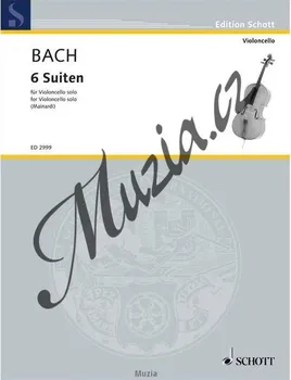 Bach Johann Sebastian | 6 Suiten für Violoncello solo BWV 1007-1012 | Noty