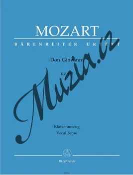 Mozart Wolfgang Amadeus | Don Giovanni KV 527 | Klavírní výtah-noty