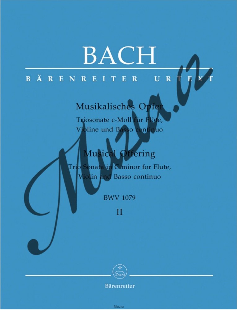 Heft 2 Musikalisches Opfer c-Moll BWV 1079 