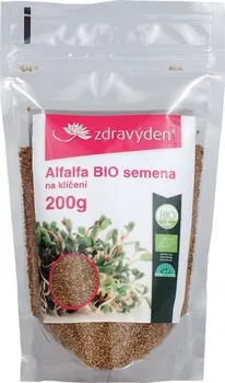 Semeno Zdravý den Alfalfa BIO semena na klíčení 200 g