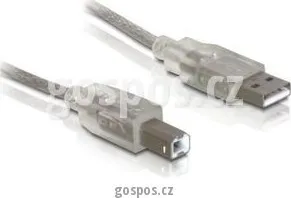 Datový kabel Delock USB kabel AM-BM 2.0 s ferity, 0.5m
