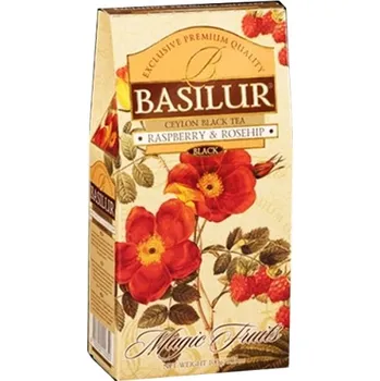 Čaj Basilur Raspberry and Rosehip (papírový obal) 100g
