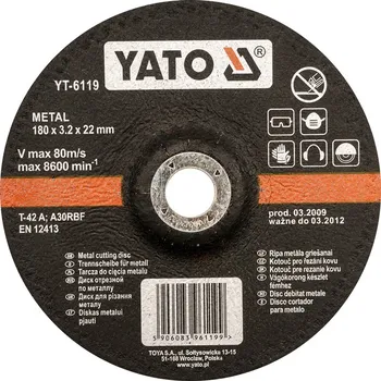 Řezný kotouč Yato YT-5921 115 mm