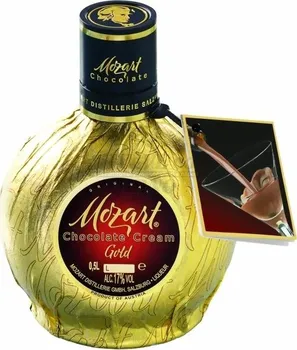 Likér Mozart Chocolate Cream Gold 0,5l 17%