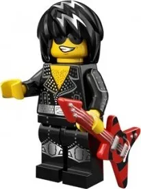 Díl pro stavebnice LEGO 71007 Minifigurka - Rocková hvězda