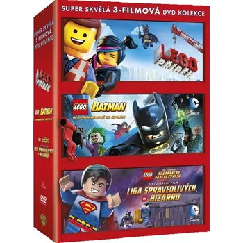 Sběratelská edice filmů Lego kolekce 3 ks [DVD] 