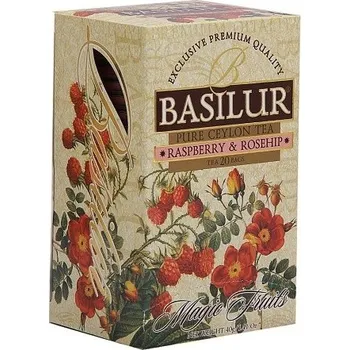 Čaj Basilur Raspberry and Rosehip 20x2g