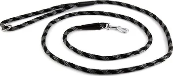 Vodítko pro psa B&F Vodítko lano 1,0x150cm černo-šedé