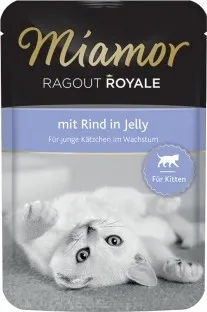 Krmivo pro kočku Miamor Ragout Kitten kapsa hovězí