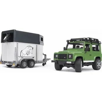 autíčko Bruder BR2592 Land Rover + přepravník na koně