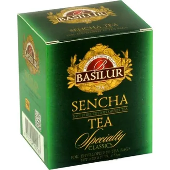 Čaj Basilur Green Sencha (papírový obal) 10x1,5g