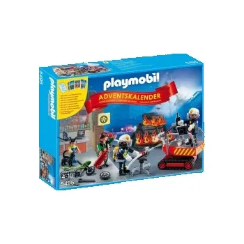 Stavebnice Playmobil Playmobil 5495 Adventní kalendář Zásah hasičů s překvapením