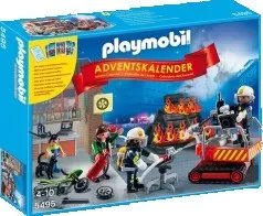 Stavebnice Playmobil Playmobil 5495 Adventní kalendář Zásah hasičů s překvapením