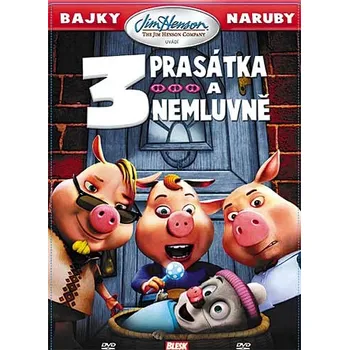 DVD film DVD Bajky naruby - 3 prasátka a nemluvně (2008)