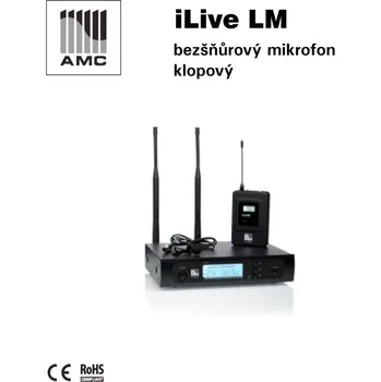 Mikrofon AMC bezšňůrový mikrofon kopový iLive Lavaier (poslední kus za tuto cenu)