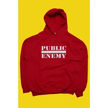 Pánská mikina Public Enemy Red mikina