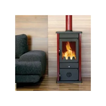 Krbová kamna Kamna krbová VESTA 9kw, Barva krémová