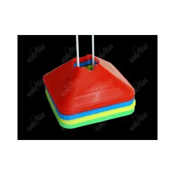 Sportovní kužel Mety čtvercové - set 24 ks (4 barvy)