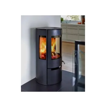 Krbová kamna Kamna ADURO 9 celokulatá s bočními průzory