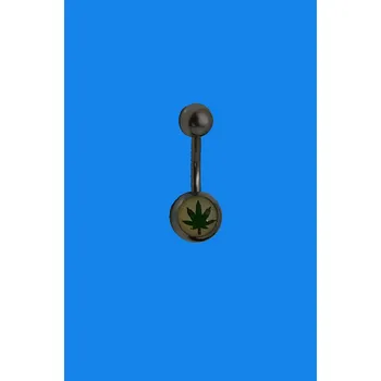 Piercing piercing do pupku Cannabis