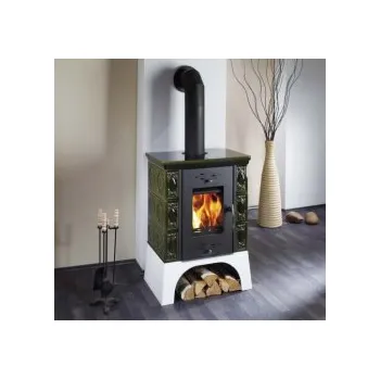 Krbová kamna Kamna krbová EMPOLI zelená kachle