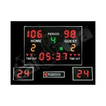 Výsledková tabule Světelná tabule - časomíra BASKETBALL K6.SADA ( i ostatní halové sporty )
