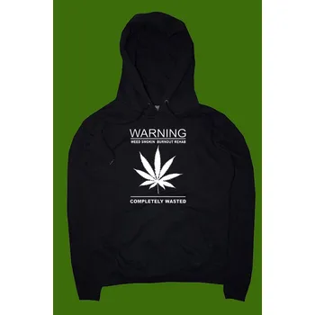Pánská mikina Marihuana Warning pánská mikina